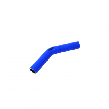 Mangote de Silicone Curva 45° graus Azul/Preto 1"1/4x150mm