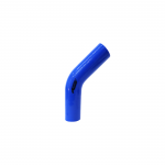 Mangote de Silicone Curva 45° graus Azul/Preto 2"x150mm