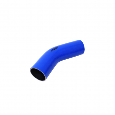 Mangote de Silicone Curva 45° graus Azul/Preto 3"x150mm