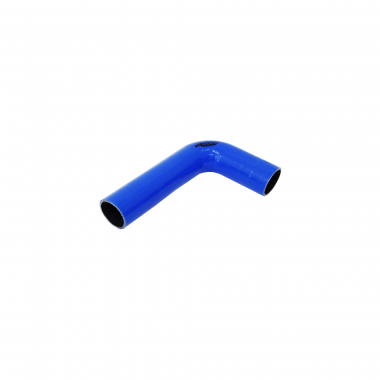 Mangote de Silicone Curva 90° graus Longo Azul/Preto 2"x250x150mm