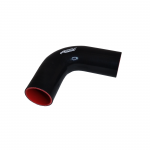 Mangote de Silicone Curva 90° graus Azul/Preto 2"1/4x150mm