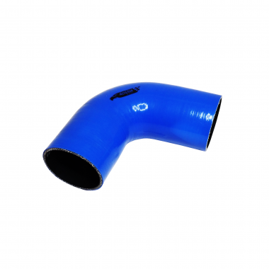 Mangote de Silicone Curva 90° graus Azul/Preto 3"x150mm