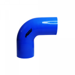 Mangote de Silicone Curva 90° graus Azul/Preto 3"x150mm