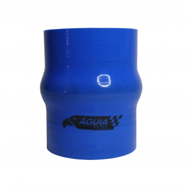 Mangote de Silicone Reto Hump Azul/Preto 2"3/4x100mm