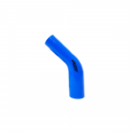 Mangote de Silicone Curva 45° graus com Redução Azul/Preto 1"1/2x2"x125mm