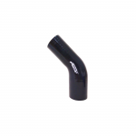 Mangote de Silicone Curva 45° graus com Redução Azul/Preto 2"1/2x2"x125mm
