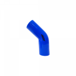 Mangote de Silicone Curva 45° graus com Redução Azul/Preto 2"3/4x2"1/2x125mm
