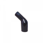Mangote de Silicone Curva 45° graus com Redução Azul/Preto 3"x2"x125mm