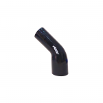 Mangote de Silicone Curva 45° graus com Redução Azul/Preto 3"x2"1/4x125mm