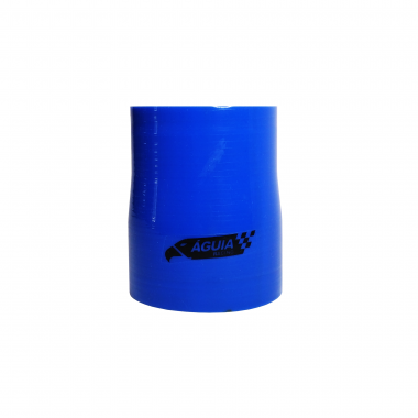 Mangote de Silicone Reto Redução Azul/Preto 3"x2"3/4x100mm