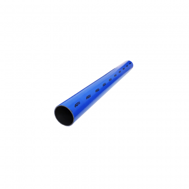 Mangote de Silicone por Metro Azul/Preto 3"1/2x1000mm